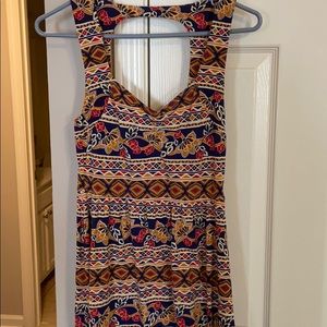 Forever 21 dress with cut out back
